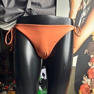 Volcom Orange Minimalist Bikini Bottom Swimwear
